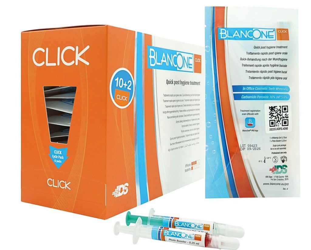 BlancOne CLICK, продукт за избелване на зъби